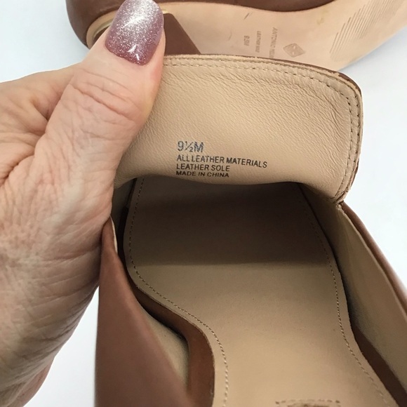 Antonio Melani Azelyn Leather Block Heel Shoe Career Bus Casual NWOT Size 9.5 - Picture 11 of 11